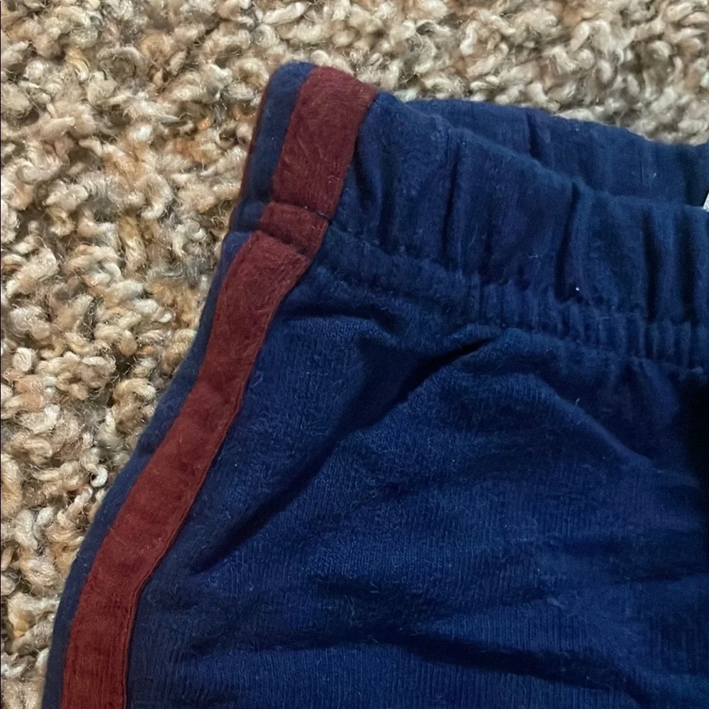 Child of Mine Maroon and Navy Kids Matching Set